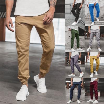 China Multicolor Anti-wrinkle Pants Men's Streetwear Plus Size Casual Pants for sale