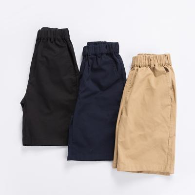 China Summer Sustainable Children's Khaki Shorts Black Shorts Five Point Pants for sale