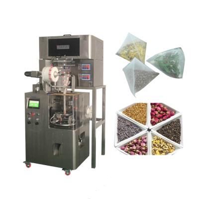 China TEA pyramid bag packing machine inner full automatic nylon nonwoven tea triangle bag packer for sale