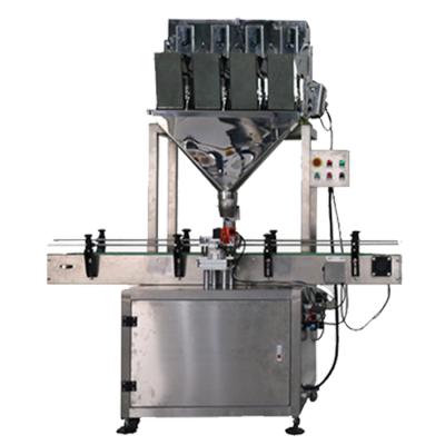 China Automatic Linear 4 Heads Food Granule Filling Packing Machine Automatic Weighing And Filling Machine for sale