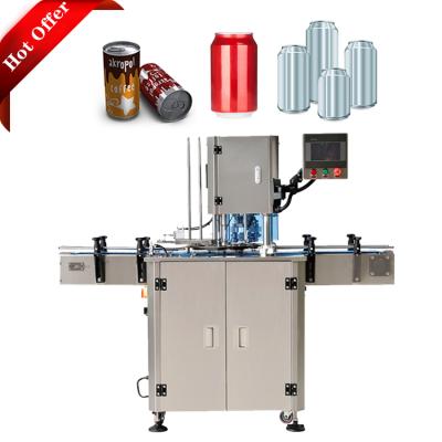 China 2021 Newest Food Soda Can Pop Top Sealing Machine Automatic Box Sealing Machine for sale