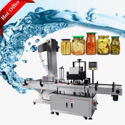 China Beverage Jar Twist-off Vacuum Machine Sauce Capping Filling And Capping Machine for sale