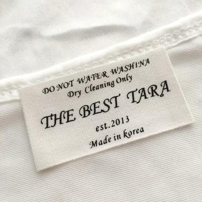 Chine Sustainable High Quality Custom Fashion Clothing Label Name Label Neck Label Customized For Bags Jeans à vendre