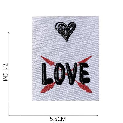 China Wholesale Cloth Washable Personalized Care Hot Sale Custom Brand Logo Brand Garment Clothes Woven With Your Label en venta