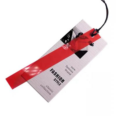 中国 Customized Fashion Viable 2021 New PVC Design Logo Print Garment Label Hang Tag Logo Luxury Hang Tag New 販売のため