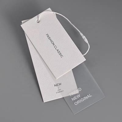 Cina Viable Custom Gold Plastic Hang Tag Stamping Hang Tags Fashion Jeans Hang Tag For Clothing in vendita