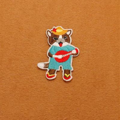 Chine China Factory 3D Applique Chenille Patches Iron On Heat Press Embroidery Patch With High Quality à vendre