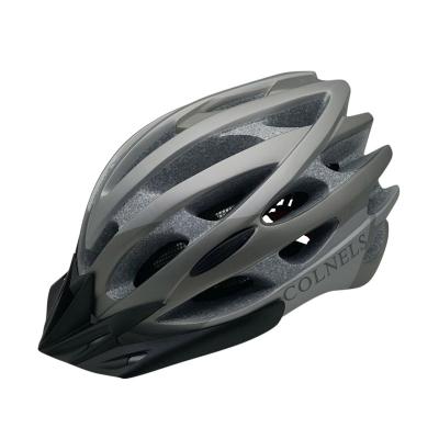 China Bicycle Helmet Manufacturer Direct Bicycle Helmet Adult Bike Helmet with Breathable 28 Vents and Sun Visor for sale