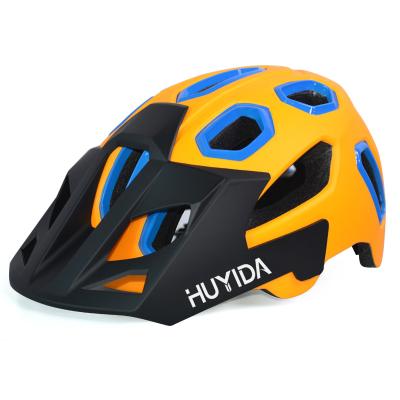 China Compounds MTB Helmet For Women Mens BMX Racing Sports Safety Bicycle Helmet Mountain Bike With Slant Visor Dirtbike Bike Helmet By HUYIDA for sale