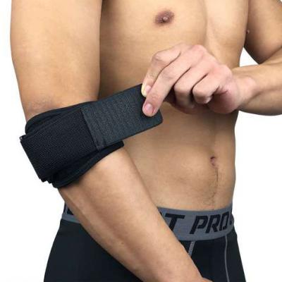 China Adult Customized Elbow Sleeve Gym Bandage Elbow Straps Elbow Protector Brace Men Compression Tennis Support for sale