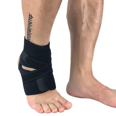 China Safety Sport Ankle Brace Wrap Basketball Elastic Fitness Foot Brace Strap Pain Relief Safety Sports Ankle Compression Ankle Brace Support Injury Protector sport for sale