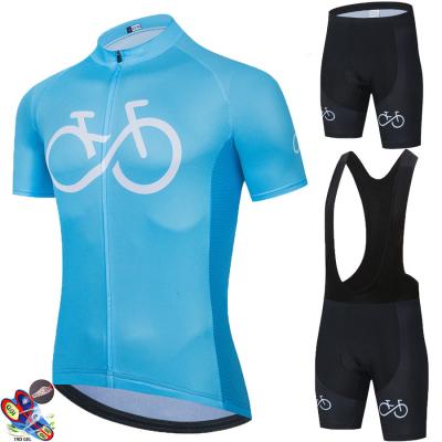 China Antibacterial Summer Cycling Sleeve Uniform Shorts Suit Quick Dry Compression Set Men for sale