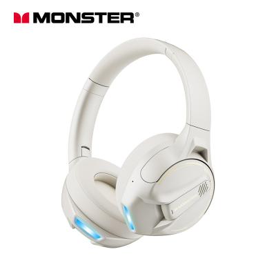 中国 Monster XKH03 オーバーイヤー ヘッドフォン ホワイト 折りたたみ式ゲーミング ワイヤレス イヤホン 販売のため