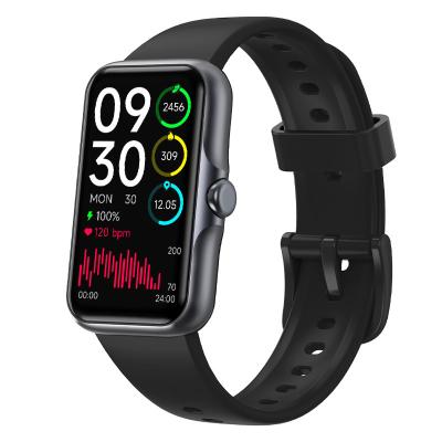 China T54A Wasserdichte schwarze Smart Watch 172*320px Anzeige 15 Tage Standby Zeit Magent Ladegerät zu verkaufen