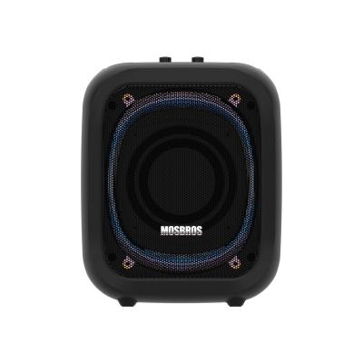 China Mosbros KaraBass 7K Multimedia RGB Bluetooth Lautsprecher mit 133mm Durchmesser V5.0 Bluetooth und 12000mAh Batterie zu verkaufen