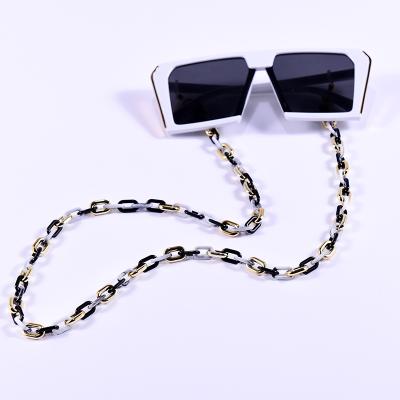 China Fashion Easy Acrylic Glasses Chain For Women Men Colorful Sunglasses Eye Glass Lanyard Strap Holder On Neck 28Inch for sale