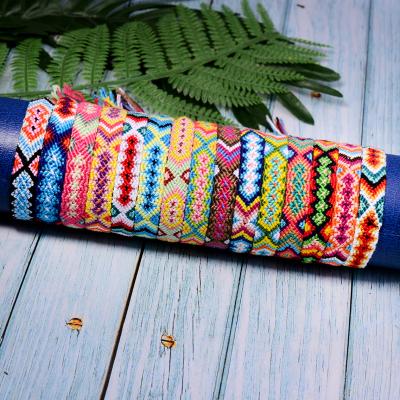 China 15 Piece Woven TRENDY Friendship Bracelets Braided Bohemian Chic Girl Pulseras Trendy Fashion Beach Beach Woman for sale