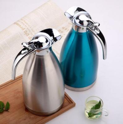 China Sustainable 2L Stainless Steel Thermal Coffee Pot Teapot Flask for sale