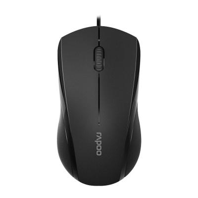 China 3D Rapoo N1600 Wired Mouse 13/5000 mute esports CF Ergonomic Gaming Mouse USB Desktop Computer Notebook Mouse for sale