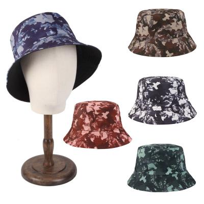 China Designer Printing Comfortable Women Quilted Bucket Hats Wholesale Bucket Hat Custom Logo for sale