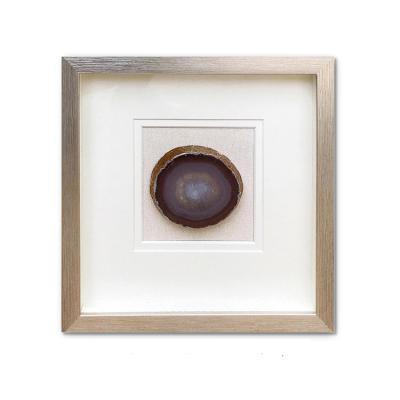 China Modern Home Household Items Agate Pieces Illustration View Decor Shadow Box for sale