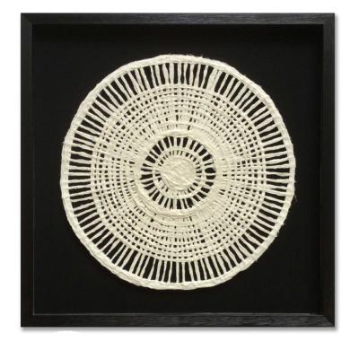 China Modern New Design 20x20 Inch White Paper Art Wall Art View Shadow Box For Decoration for sale