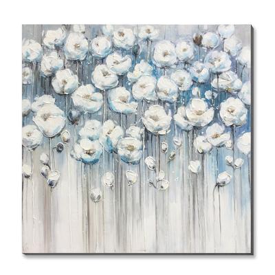 China 100% Original Hand Painted Modern Abstract Flower Oil Painting Wall Art Decoration For Living Room for sale