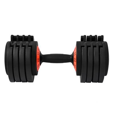 China Model ST1824 Universal Gym Dumbbell Set Weightlifting Fitness 15kg Adjustable Dumbbell for sale