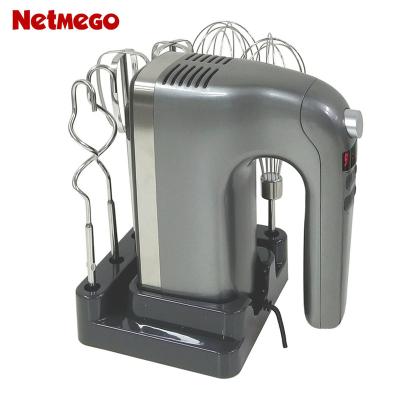 China Electric Beater Ejector Button Timing Function 9 Speeds Digital Display Hand Mixer With Stand Egg Beater Small Dough Mixer for sale