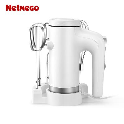 China Beater Ejector Knob Egg Beater Dough Bread Favorites Cake Mixer Household 5 Speed ​​Mini Electric Kitchen Mixer Bakery Agitator Hand Mixer for sale