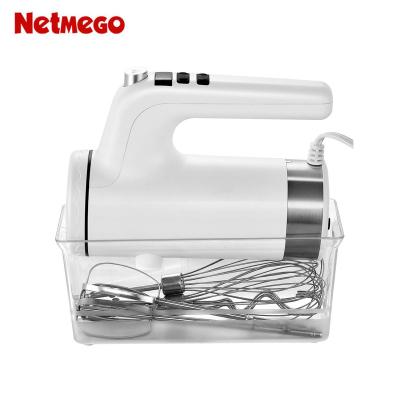 China Electric Household Automatic Mixer Egg Beater Dough Mixer Function Beater Ejector Knob Timer Hand Mixer for sale