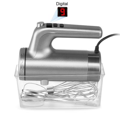 China New 9 Speed ​​Electric Hand Mixer Ejector Knob Egg Beater Kitchen Mixer Bakery Cake Agitator Digital Dough Mixing for sale