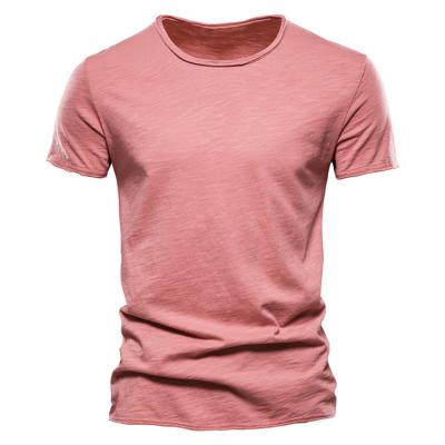 China Bamboo Organic Cotton Men's Simple Anti-Wrinkle T-shirt Tees Eco-friendly Wholesale High Quality Bamboo T-shirt For Men for sale