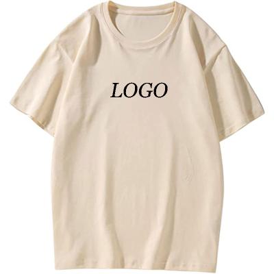 China 100% Custom Logo Printing Oversized T-shirt Cheap Price 180gsm Women Cotton QUICK DRY T-shirt Cheap for sale