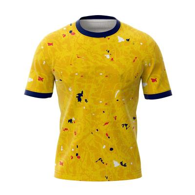 China 2022 Promotional Comfortable Anti-wrinkle Fashion Sublimation Spandex Polyester Bleached T-shirt for sale