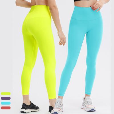 China Wholesale Custom Made Antibacterial High Waisted Gaiters For Women And Girls Nylon Gaiters With Main Pocket Fitness Yoga Pants for sale