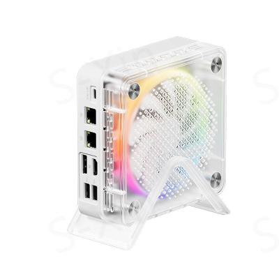 China Home Theater S-Xin AMD Gaming PC Relay-Zen 7 Cores 5800H 8 16 Cores 2* DDR4 M.2 NVMe RGB Light 2.5G Dual LAN Mini PC Computer 3x4K WiFi6 BT5.2 for sale