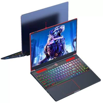 China Metal 16.1 Inch Core i9 10885H i7-10750H Gamer Laptop Nvida GTX 1650 4G IPS 1920x1080 144Hz Ultrabook Win11 Gaming Laptop for sale