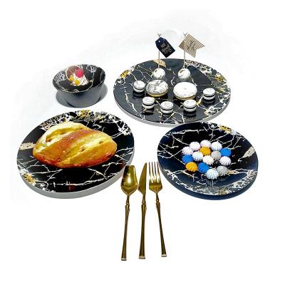 China Good Quality Melamine Stocked Dishes And Blows For Japanese Restaurant Kitchen Ware Tableware for sale