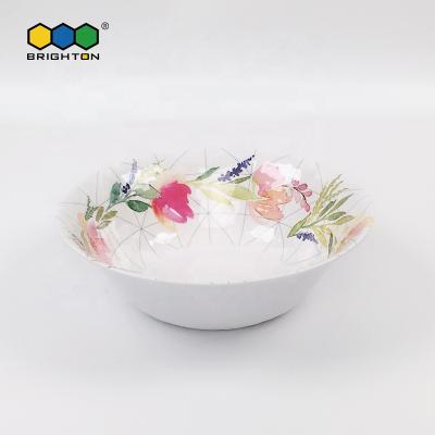 China Stocked Melamine Food Contact Food Safe Dinnerware Large Salad Serving Bowls for sale