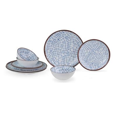 China Stocked Popular Design Melamine Dinnerware Wholesale Popular Dinnerware Set For Restaurant for sale