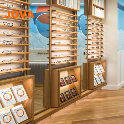 China Retail multi-functional glass sunglasses show to showcase freestanding partition multi-level cabinet combination glass store display rack for sale