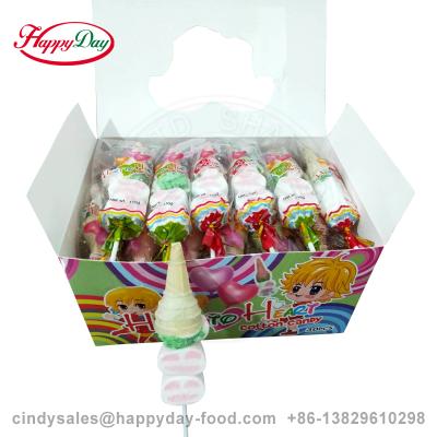 China Happyday Natural Ice Cream Marshmallow Lollipop for sale