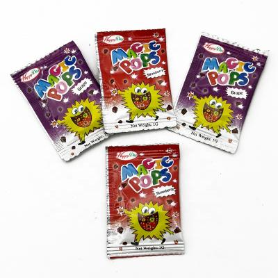 China Happyday 1g Natural Popping Candy Magic Candy Popping Candy With Swipe Card for sale