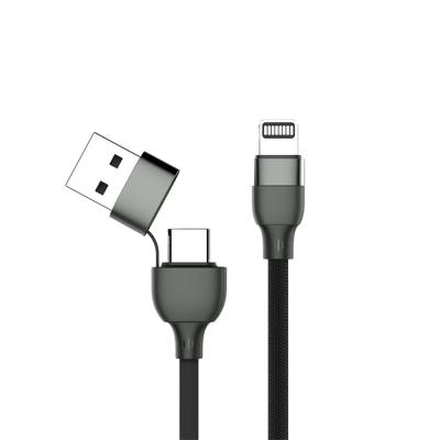 China Durable 2in1 Strong Light 2A Micro ing Type-c/PD Universal Mobile Phone Fast Charging Cable Meidou for sale