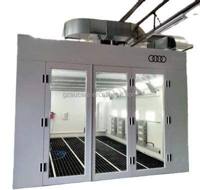 China Automobile paint baking High quality and cheap professional water borne based  spray booth paint oven  portable automotive paint booth with CE for sale