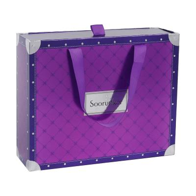 China Good Selling Luxury Recyclable Skin Care Boxes Cardboard Suitcase Packaging Box for sale