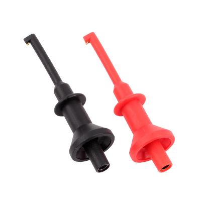 China 1 Pair Telescopic Test Hook Clamp Multimeter Test Clip with 4mm Socket Connection Tail ETA3126 for sale