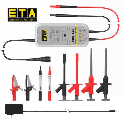 China ETA5002 25MHz 1300V Including 6 Accessories Isolation Probe Voltage Oscilloscope Differential Probes 120*55*24 (mm) for sale