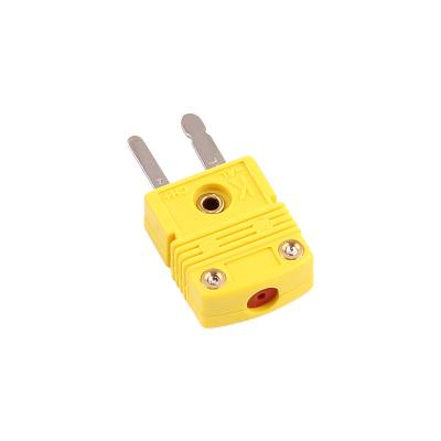 China Nickel Type J T Type Chrome ETA Series K Type Thermocouple Plug Connector Male Female Connector for sale